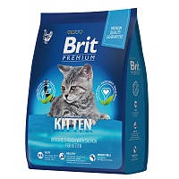 Brit Premium Cat Kitten 400г с Курицей для Котят