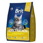 Brit Premium Cat Adult Salmon 400г с Лососем для Кошек