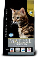 MATISSE Neutered для Кастрированных Котов и Стерилизованных Кошек,  400г