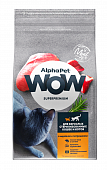 AlphaPet WOW 750г для стерилизованных Кошек с Индейкой и потрошками